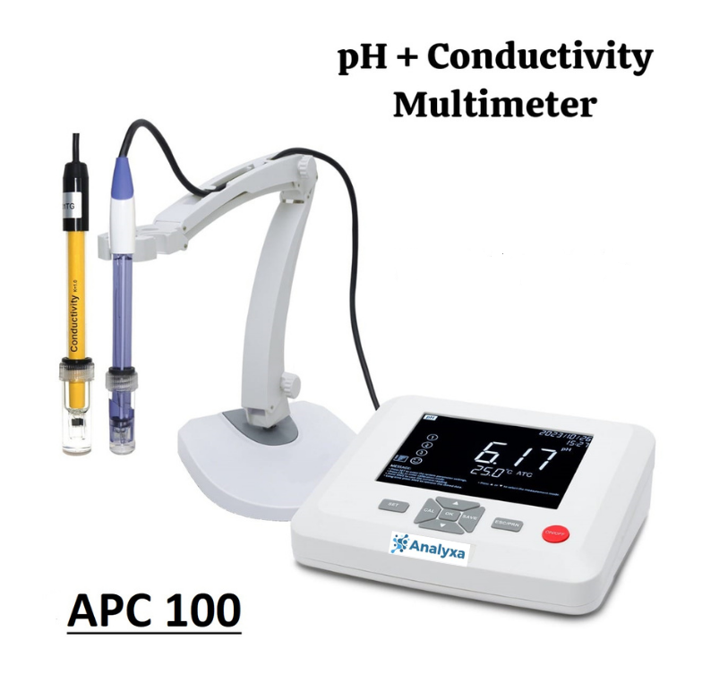 BENCHTOP-Classical series APC 100(Multi parameter) PH + Conductivity Meter