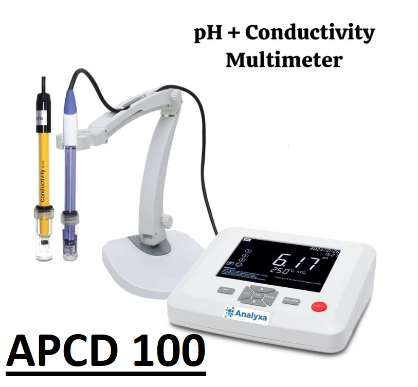 BENCHTOP-Classical series APCD 100(Multi parameter) PH + Conductivity Meter