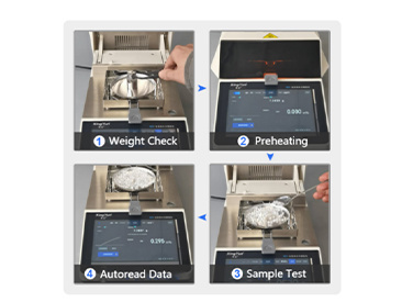 MB4 Series 0.1mg & 1mg Intelligent Moisture analyzer - Image 3
