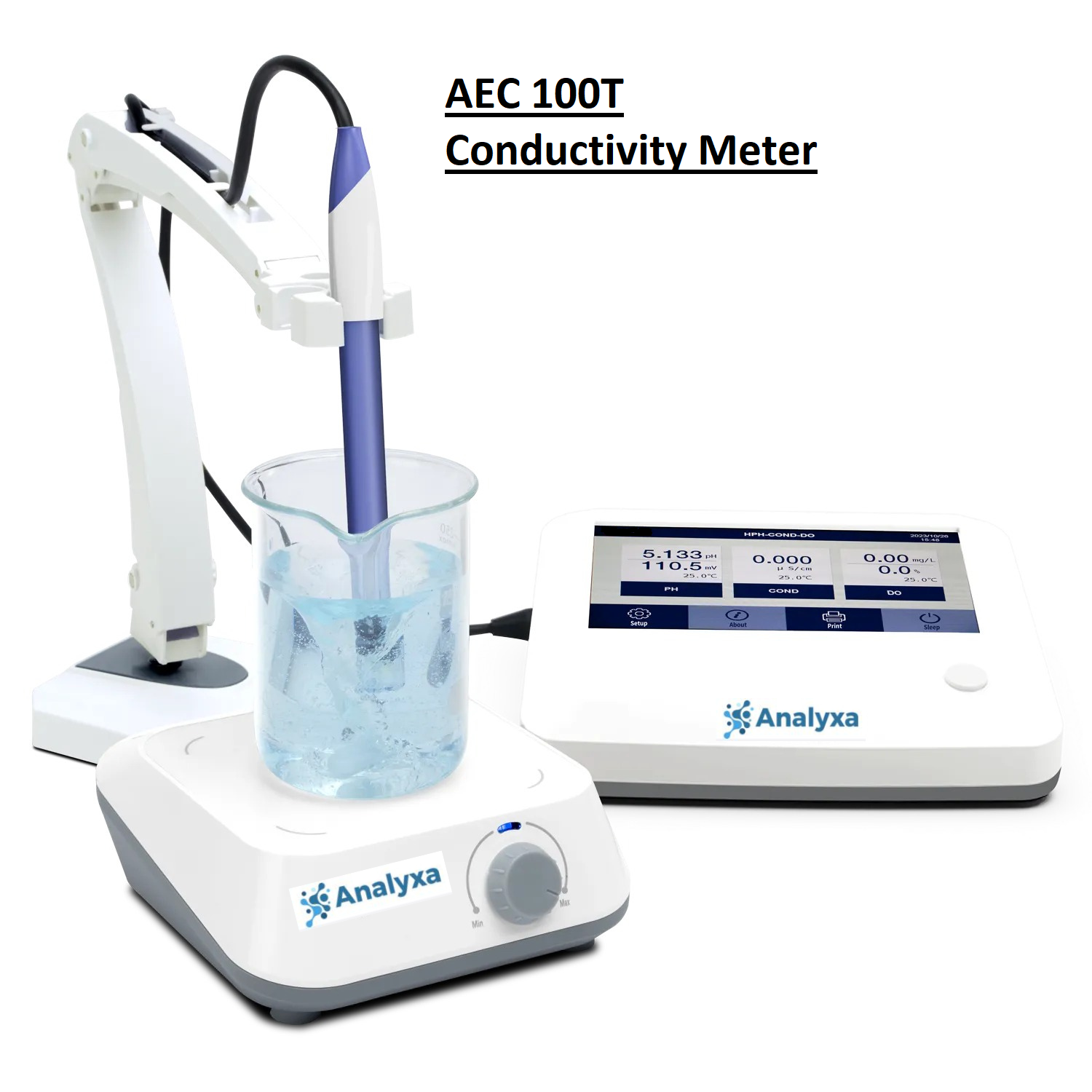 BENCHTOP – Digital Touch screen AEC 100T(Single parameter) Conductivity Meter