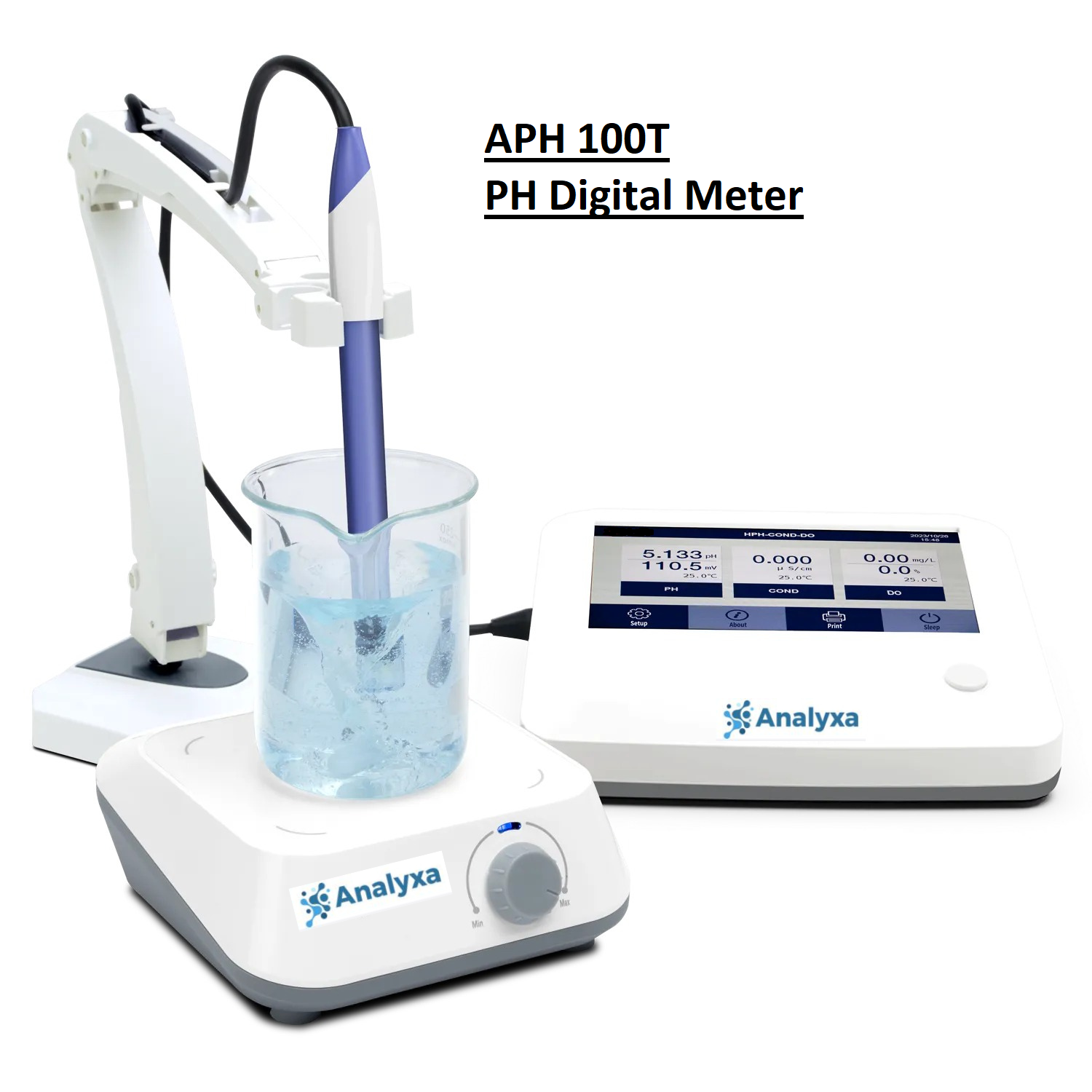 BENCHTOP - Digital Touch screen APH 100T(Single parameter) PH Meter