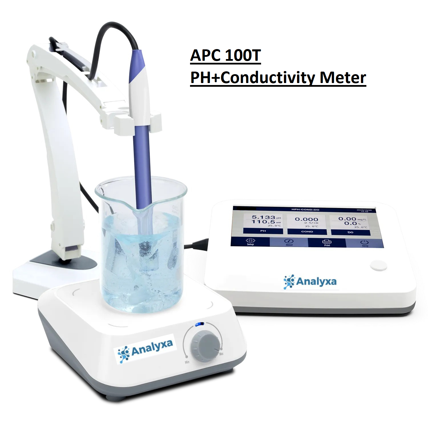 BENCHTOP – Digital Touch screen APC 100T(Multi Parameter) PH+Conductivity Meter